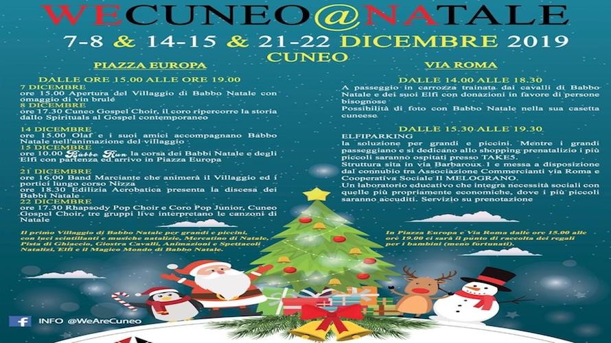 Eventi Di Natale.Wecuneo Natale Tutti Gli Eventi Dei Primi Tre Weekend Di Dicembre Cuneocronaca It
